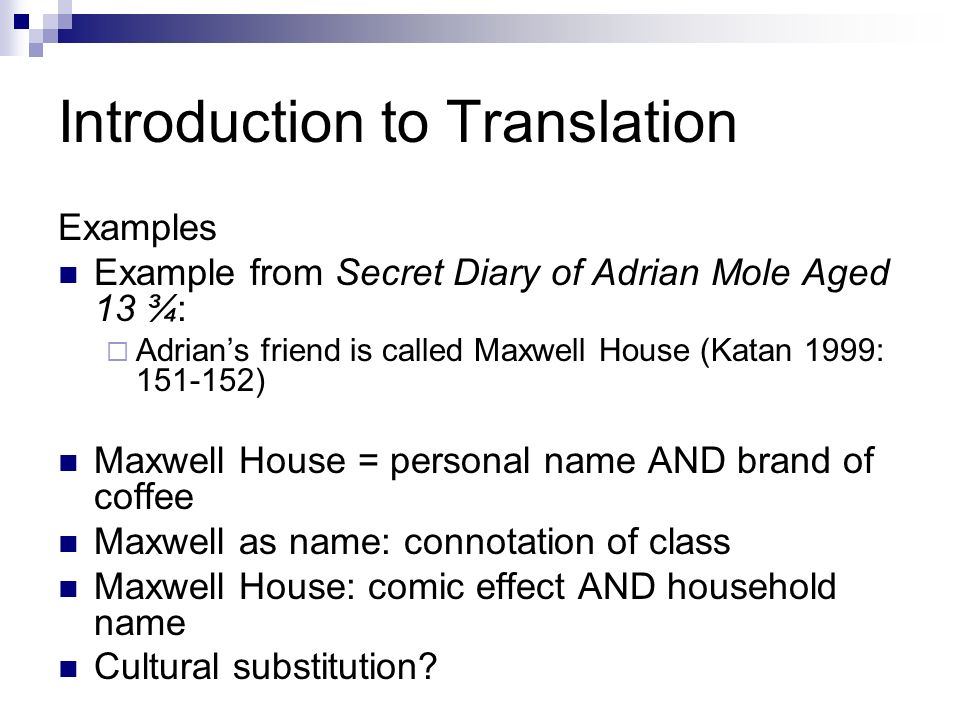 Introduction to Translation - ppt video online download